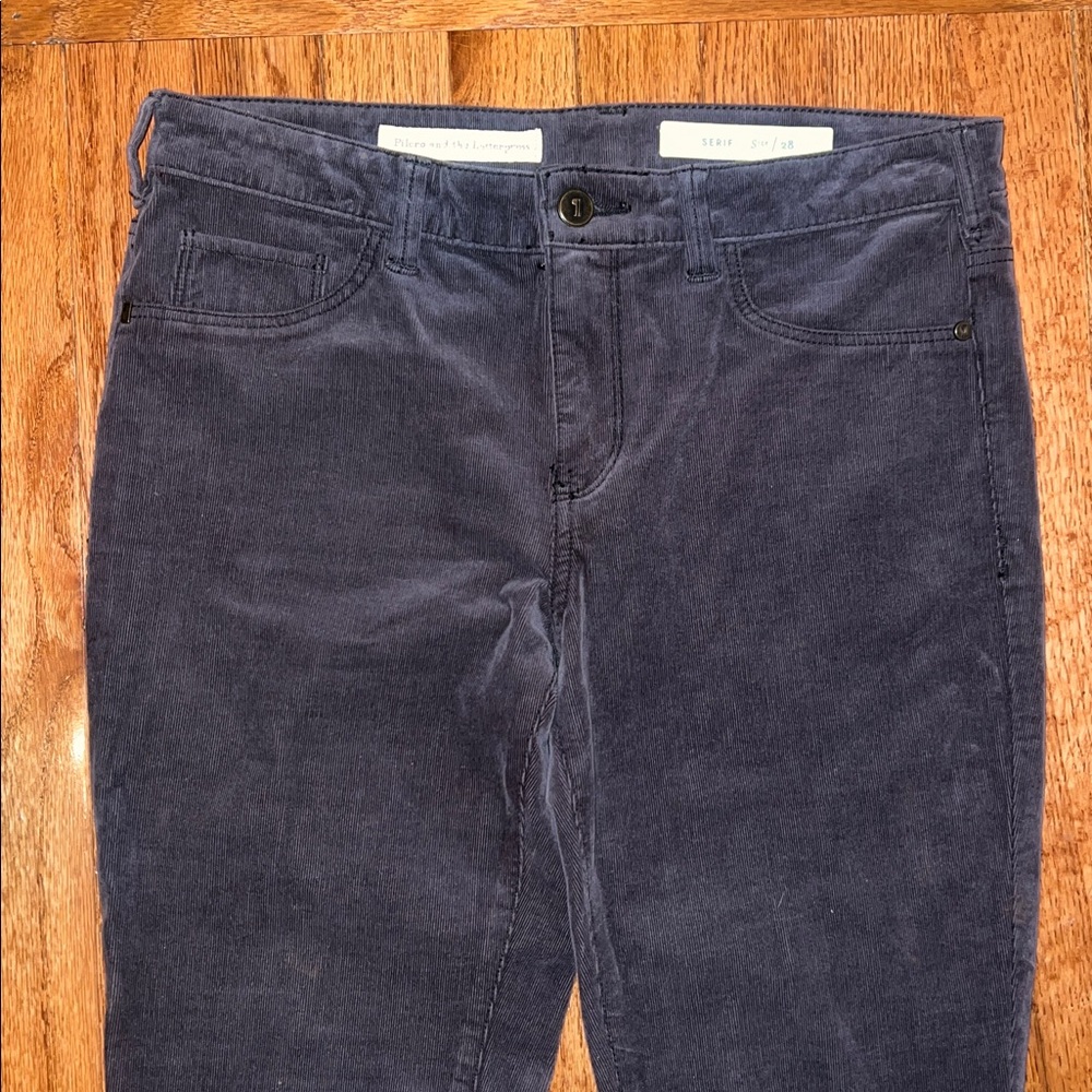 Anthropologie Pilcro and the Letterpress Serif Gray Courdory Pants Women’s 28 - Picture 6 of 13